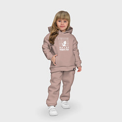 Детский костюм оверсайз Sweater dragon year, цвет: пыльно-розовый — фото 2