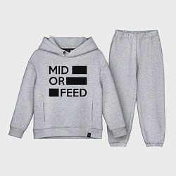Детский костюм оверсайз Mid or feed