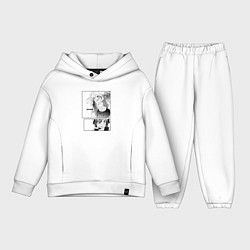 Детский костюм оверсайз Манга Хоримия, цвет: белый