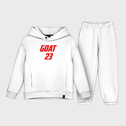 Детский костюм оверсайз Goat 23, цвет: белый