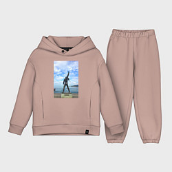 Детский костюм оверсайз Памятник Фредди Меркюри в Монтрё