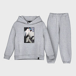 Детский костюм оверсайз Кот в ретро консолях