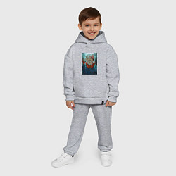 Детский костюм оверсайз Крутой Суккуна, цвет: меланж — фото 2