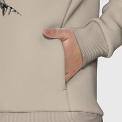 Детский костюм оверсайз Сова удивилась, цвет: миндальный — фото 2