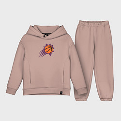 Детский костюм оверсайз Phoehix Suns game, цвет: пыльно-розовый