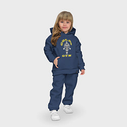 Детский костюм оверсайз Зал голда бодибилдер, цвет: тёмно-синий — фото 2