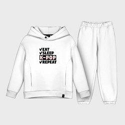 Детский костюм оверсайз Есть спать kpop опять