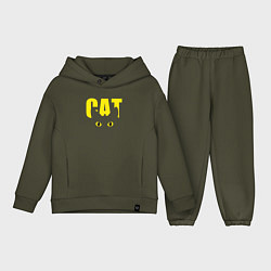 Детский костюм оверсайз Cat облик, цвет: хаки