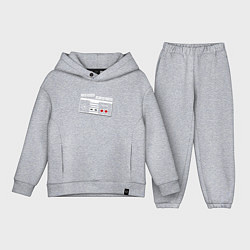 Детский костюм оверсайз Game never over - игровой контроллер: ретро, цвет: меланж