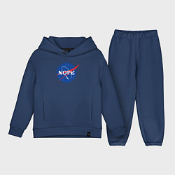 Детский костюм оверсайз Nope NASA, цвет: тёмно-синий