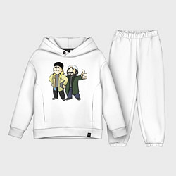 Детский костюм оверсайз Vault Jay and silent Bob, цвет: белый