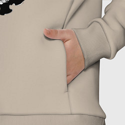 Детский костюм оверсайз Самурай в маске Хання, цвет: миндальный — фото 2