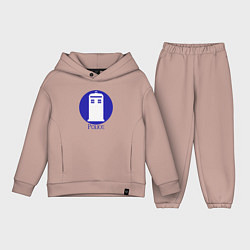 Детский костюм оверсайз Tardis police