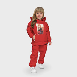 Детский костюм оверсайз Волчица и пряности Холо торговец, цвет: красный — фото 2