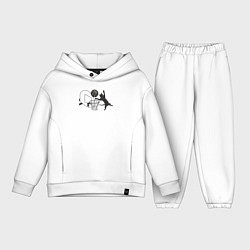 Детский костюм оверсайз Баскетбольный кот