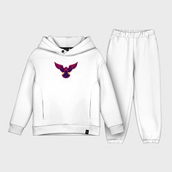 Детский костюм оверсайз Hawk, цвет: белый