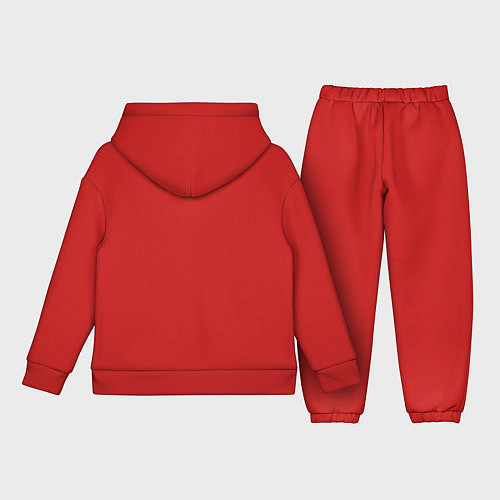 Детский костюм оверсайз Eat sleep tennis / Красный – фото 2