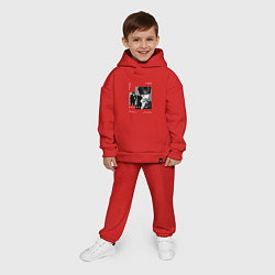 Детский костюм оверсайз Stray kids Seungmin, цвет: красный — фото 2