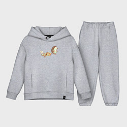 Детский костюм оверсайз Ежик со спущенной лодкой