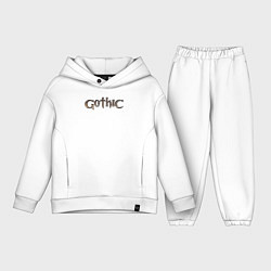Детский костюм оверсайз Gothic remake logo