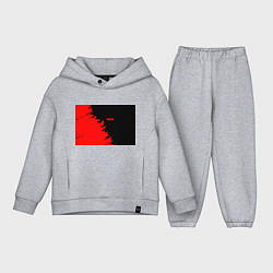 Детский костюм оверсайз SEGA краски красные