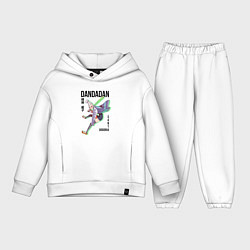 Детский костюм оверсайз Дандадан: Сэйко Аясэ, цвет: белый
