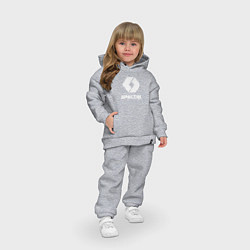 Детский костюм оверсайз Spectre divide logo, цвет: меланж — фото 2