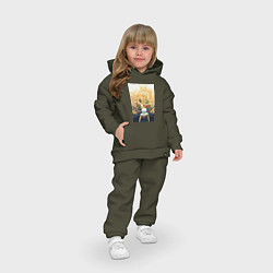 Детский костюм оверсайз Для тебя Бессмертный Фуши Джоан, цвет: хаки — фото 2