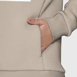 Детский костюм оверсайз Снежный древний город, цвет: миндальный — фото 2