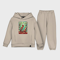 Детский костюм оверсайз Rick and Morty in the hell