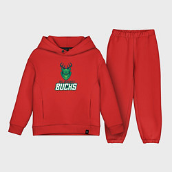 Детский костюм оверсайз Milwaukee Bucks NBA