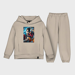 Детский костюм оверсайз Eddies transformation into Venom - ai art fantasy