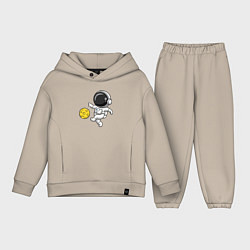 Детский костюм оверсайз Космонавт футболист