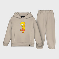 Детский костюм оверсайз Lisa Simpson