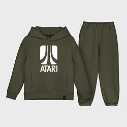 Детский костюм оверсайз Atari logo white