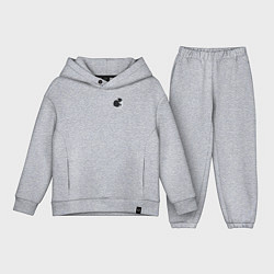 Детский костюм оверсайз Кусь коты, цвет: меланж