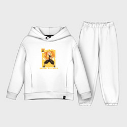 Детский костюм оверсайз Клинок рассекающий демонов Зеницу в атаке