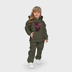 Детский костюм оверсайз Мамочка длинные ноги из Poppy Playtime, цвет: хаки — фото 2