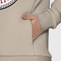 Детский костюм оверсайз Нашивка с Риком Санчесом, цвет: миндальный — фото 2