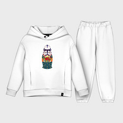 Детский костюм оверсайз Матрешка в шлеме штурмовика звездные войны