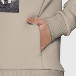 Детский костюм оверсайз Pino на луне, цвет: миндальный — фото 2