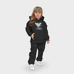 Детский костюм оверсайз Разрушенный город, цвет: черный — фото 2