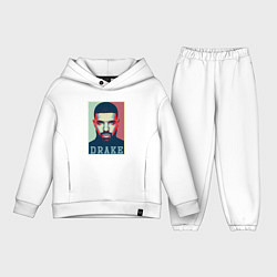 Детский костюм оверсайз Drake, цвет: белый