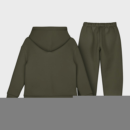 Детский костюм оверсайз Машина скорой помощи в движении / Хаки – фото 2