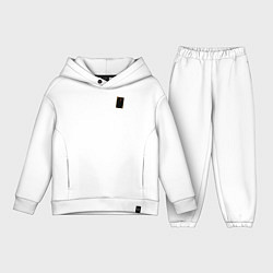 Детский костюм оверсайз Урист: туз буби, цвет: белый