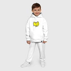 Детский костюм оверсайз Wu-Tang style, цвет: белый — фото 2