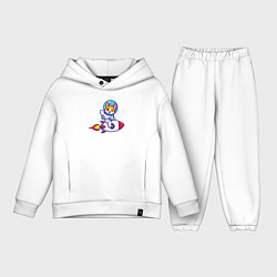 Детский костюм оверсайз Собачка на ракете