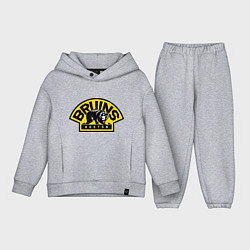 Детский костюм оверсайз HC Boston Bruins Label, цвет: меланж