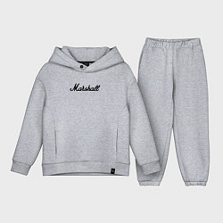 Детский костюм оверсайз Marshall logo
