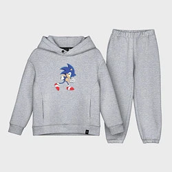 Детский костюм оверсайз Sonic the Hedgehog, цвет: меланж